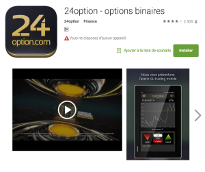 24option fiche playstore